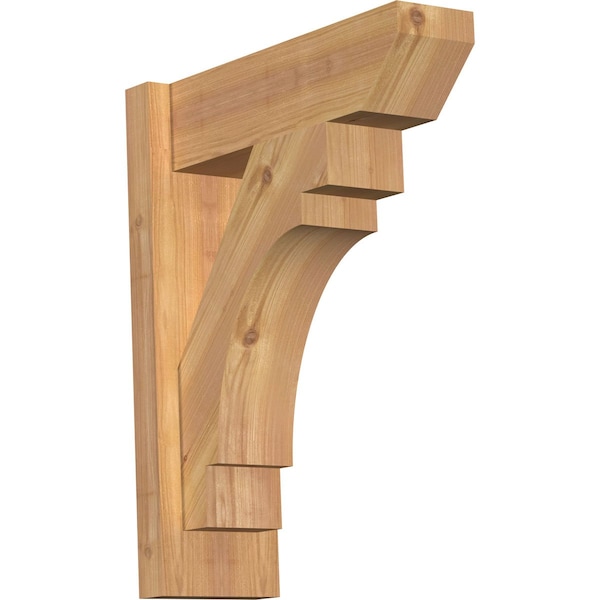 Ekena Millwork Merced Slat Smooth Outlooker, Western Red Cedar, 5 1/2"W x 16"D x 20"H OUT06X16X20MRC06SWR - main